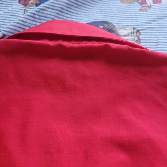 Ely cattlemen western cowboy short sleeve red men's medium shirt button up - Picture 10 of 10